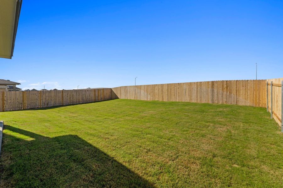 Exterior details and patio area of a home in Salerno - Classic Collection, Round Rock (Image 4).