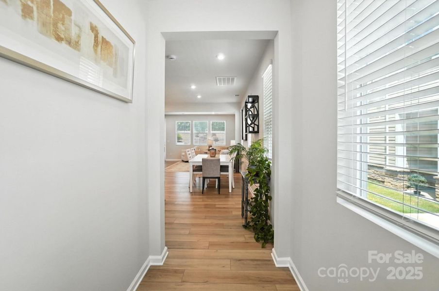 Furnished interior view inside a new home in Porter's Row, Charlotte (Image 10). Furnished interior view inside a new home in Porter's Row, Charlotte (Image 10).