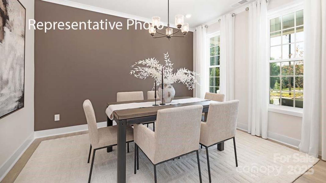 Furnished interior view inside a new home in Sanctuary at Southgate, Indian Trail (Image 12).