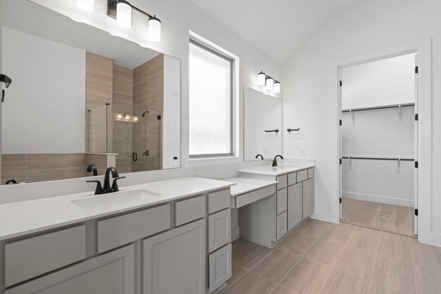 Primary Bath retreat with dual vanities