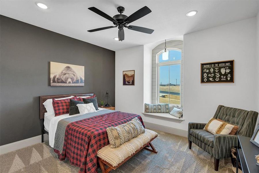 Furnished interior view inside a new home in , Aledo (Image 30).