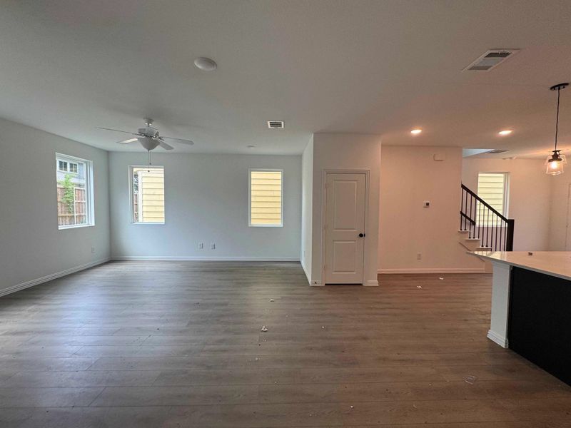 Family Room Construction Progress