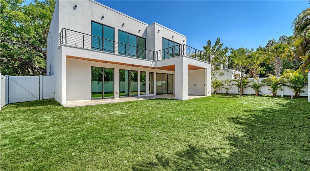 Exterior details and patio area of a home in , Sarasota (Image 31).