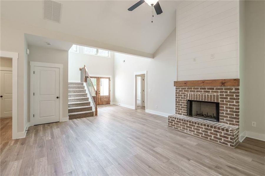 Spacious, unfurnished interior of a new home in , Social Circle (Image 33). Spacious, unfurnished interior of a new home in , Social Circle (Image 33).