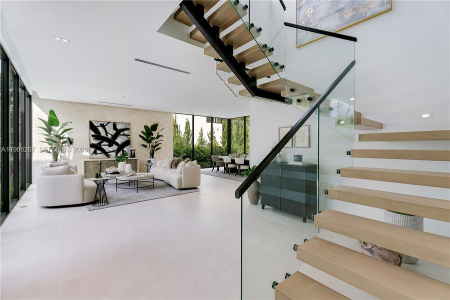 Furnished interior view inside a new home in , Miami (Image 5).