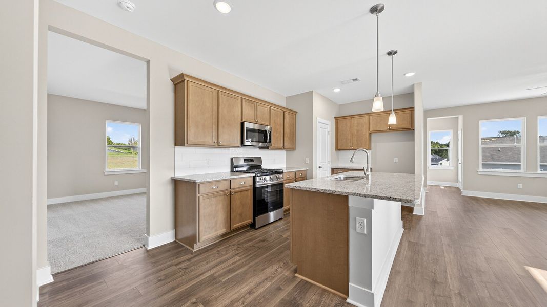 Furnished interior view inside a new home in McClure Farms, Columbia (Image 11).