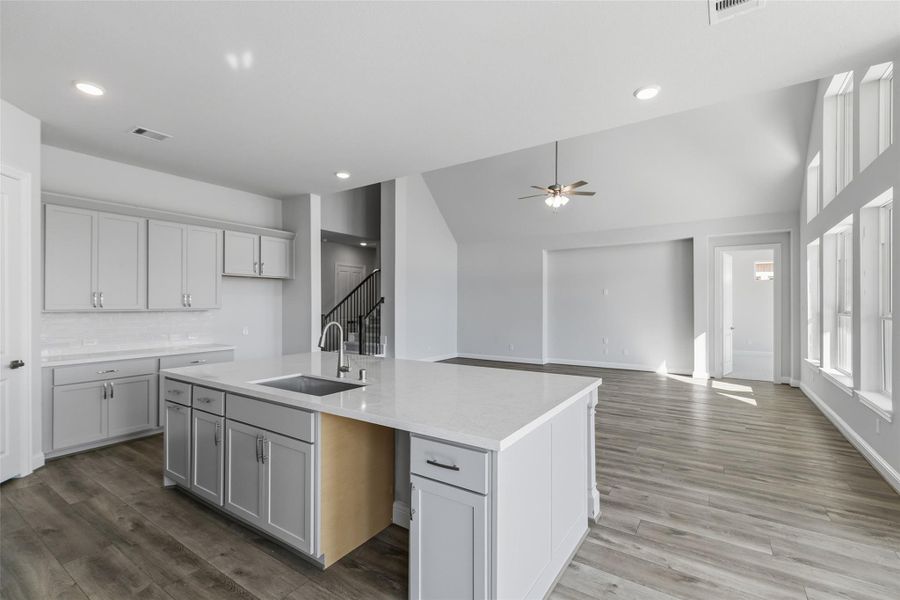 Furnished interior view inside a new home in Sundance Cove, Crosby (Image 13).