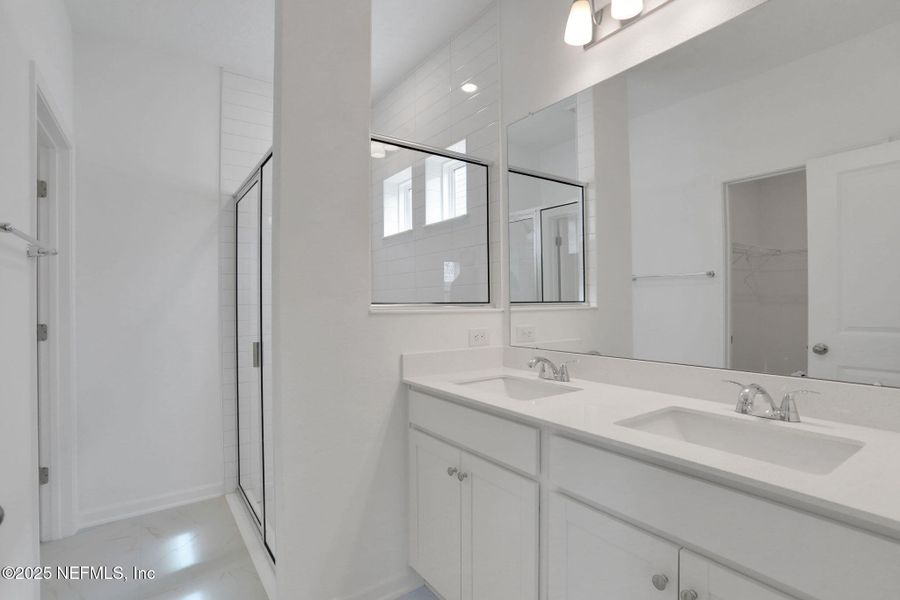 Furnished interior view inside a new home in TrailMark, St. Augustine (Image 10).