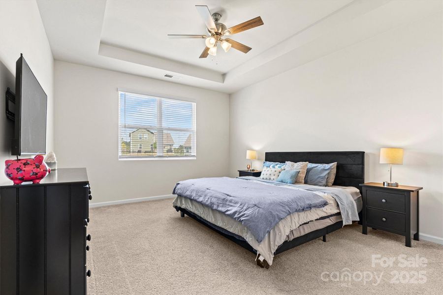Furnished interior view inside a new home in Waxhaw Landing, Monroe (Image 16).