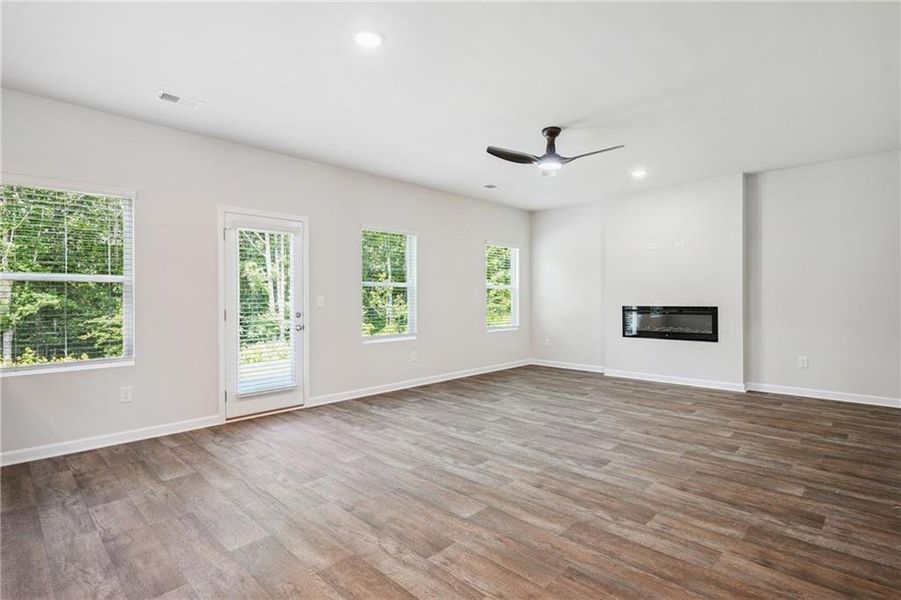 Spacious, unfurnished interior of a new home in River Walk Farm, Covington (Image 23). Spacious, unfurnished interior of a new home in River Walk Farm, Covington (Image 23).