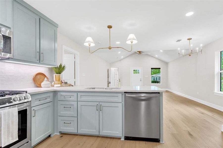 Furnished interior view inside a new home in , Troup (Image 9). Furnished interior view inside a new home in , Troup (Image 9).