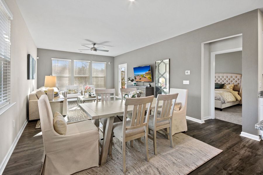 Representative furnished interior of a home built from the The Cade by Stanley Martin Homes in Westbriar Woods Single Family Homes, Spartanburg (Image 5).