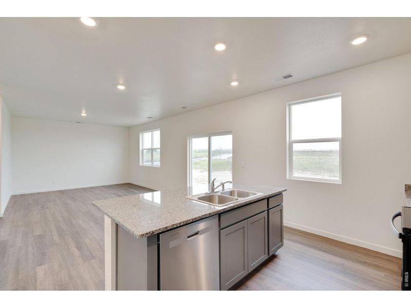 Furnished interior view inside a new home in Vista Meadows, Fort Lupton (Image 8). Furnished interior view inside a new home in Vista Meadows, Fort Lupton (Image 8).