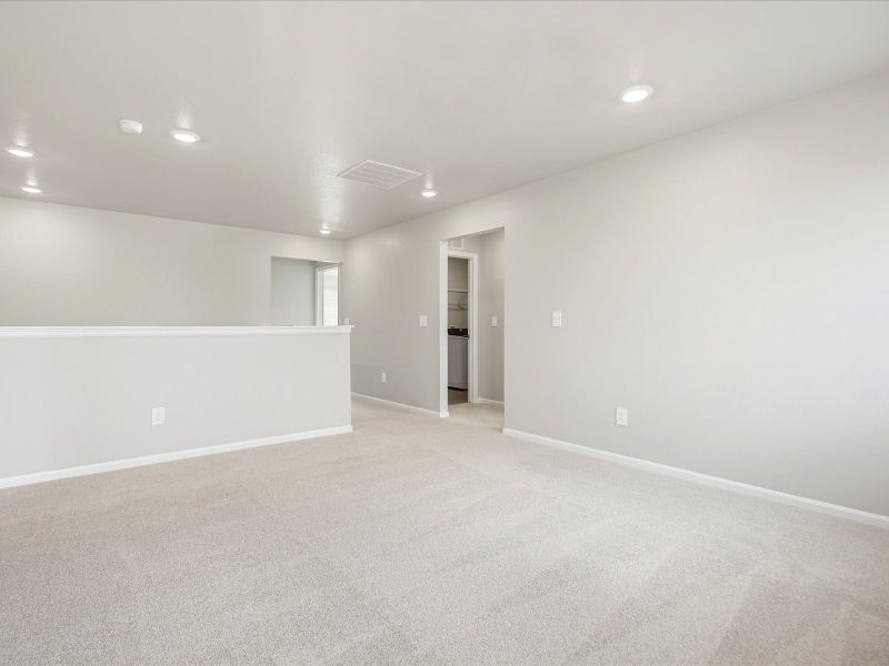 Spacious, unfurnished interior of a new home in Poudre Heights: The Lakes Collection, Windsor (Image 14). Spacious, unfurnished interior of a new home in Poudre Heights: The Lakes Collection, Windsor (Image 14).
