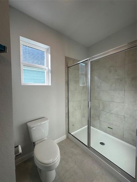 Walk-in Shower in Primary Bath