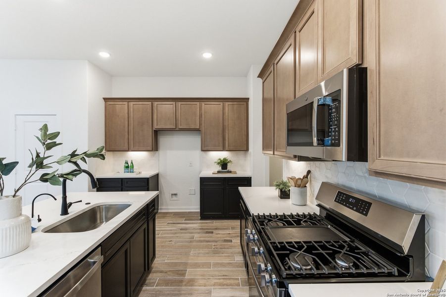 Furnished interior view inside a new home in The Crossvine, Schertz (Image 6).