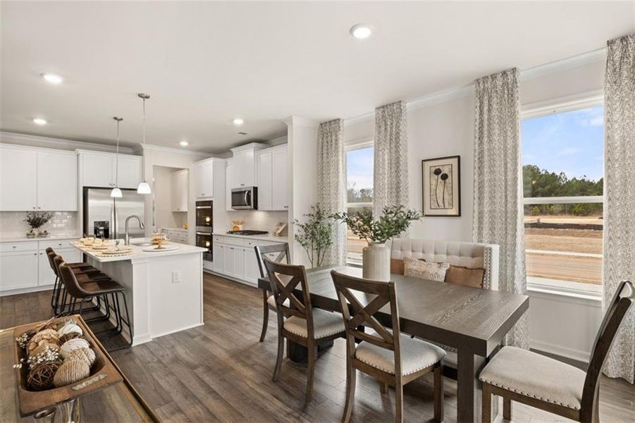 Furnished interior view inside a new home in Westland, Bogart (Image 35).