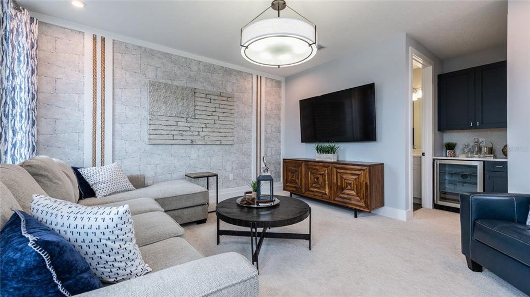 Furnished interior view inside a new home in The Reserve at Victoria, Deland (Image 17). Furnished interior view inside a new home in The Reserve at Victoria, Deland (Image 17).