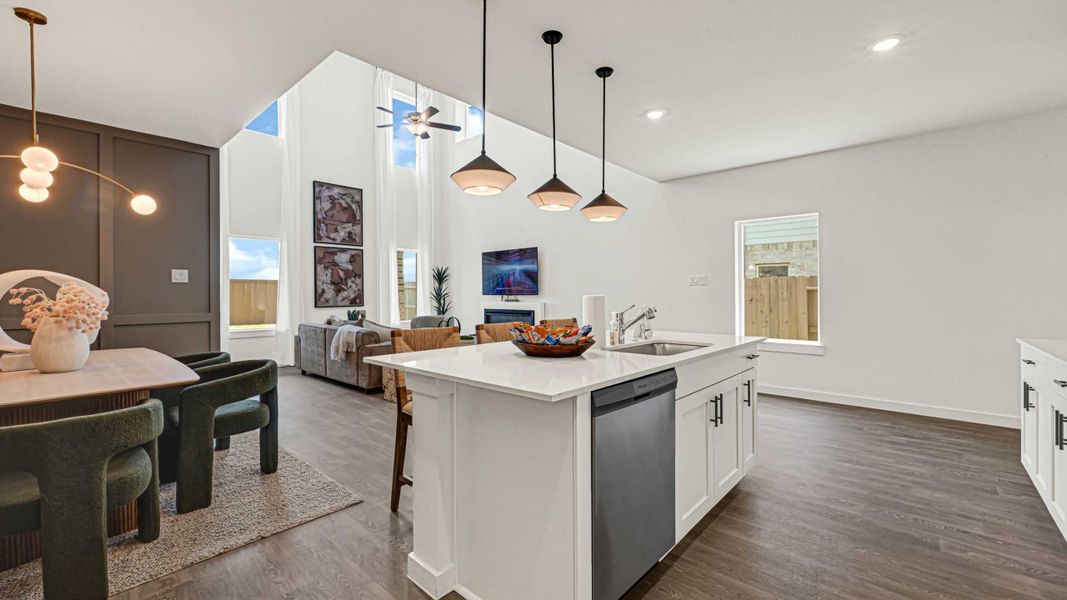 Furnished interior view inside a new home in Emberly, Beasley (Image 5).