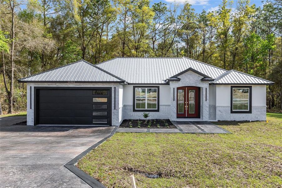 Front exterior of a new home in , Ocala, FL, highlighting curb appeal (Image 22).