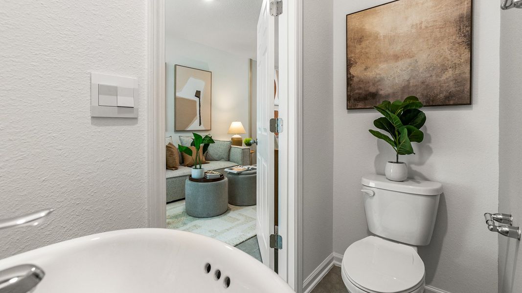 Furnished interior view inside a new home in Cordera, St. Augustine (Image 16).