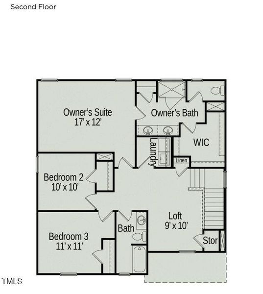 Second floor layout BWOOD 9