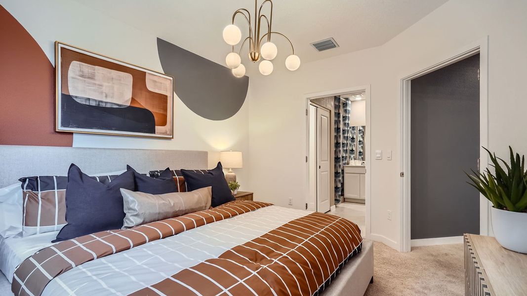 Furnished interior view inside a new home in Ashwood Cove, Lake Worth (Image 17).