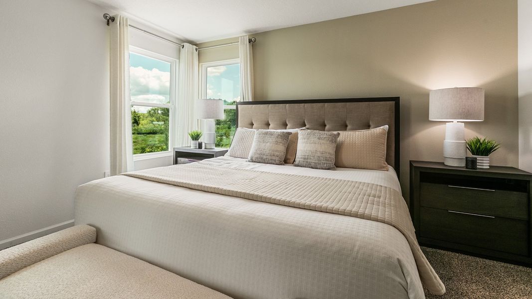 Representative furnished interior of a home built from the BERKELEY by D.R. Horton in Rookery, Green Cove Springs (Image 16).