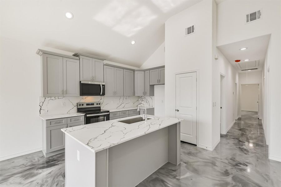 Furnished interior view inside a new home in , Montgomery (Image 13). Furnished interior view inside a new home in , Montgomery (Image 13).