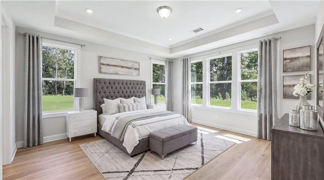 Furnished interior view inside a new home in Cresswind Georgia at Twin Lakes, Hoschton (Image 7).