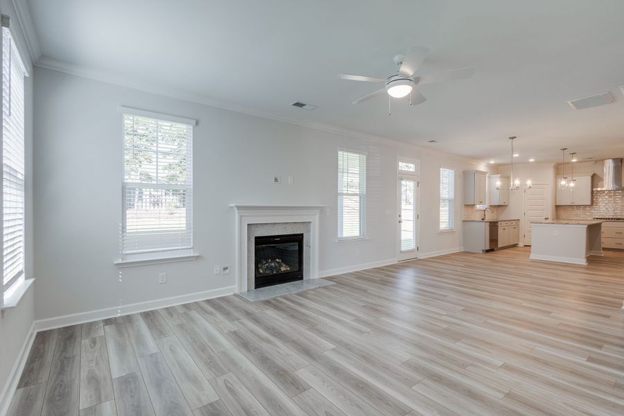 Spacious, unfurnished interior of a new home in Pebble Branch, Chapin (Image 26). Spacious, unfurnished interior of a new home in Pebble Branch, Chapin (Image 26).