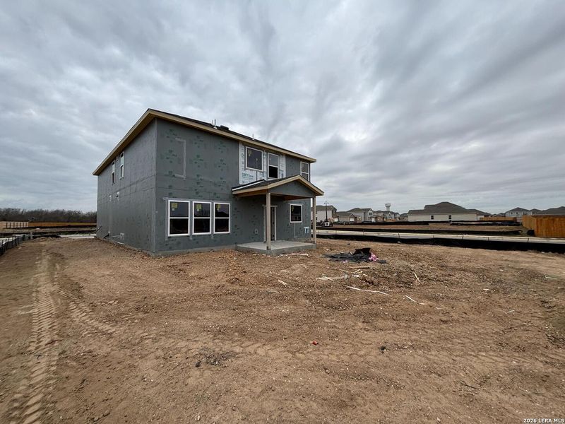 In-progress construction of a new home in , Schertz, TX (Image 38).