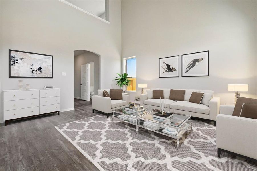 Furnished interior view inside a new home in Rates starting as low as, Iowa Colony (Image 8). Furnished interior view inside a new home in Rates starting as low as, Iowa Colony (Image 8).