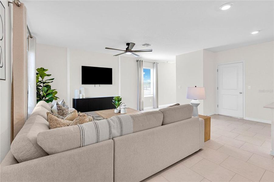 Furnished interior view inside a new home in Rye Ranch, Parrish (Image 3). Furnished interior view inside a new home in Rye Ranch, Parrish (Image 3).