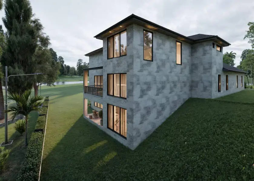 Exterior details and patio area of a home in , Fairburn (Image 3).