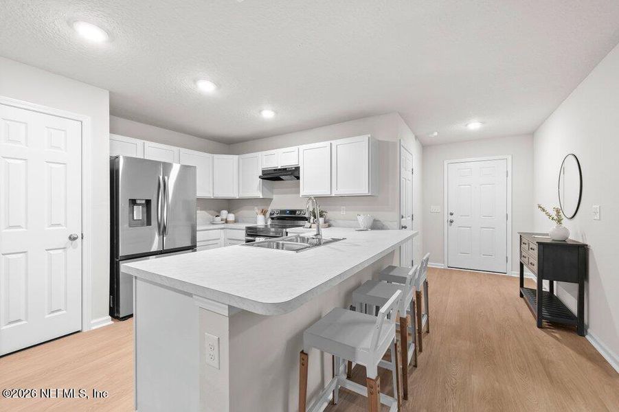 Furnished interior view inside a new home in , Jacksonville (Image 11).