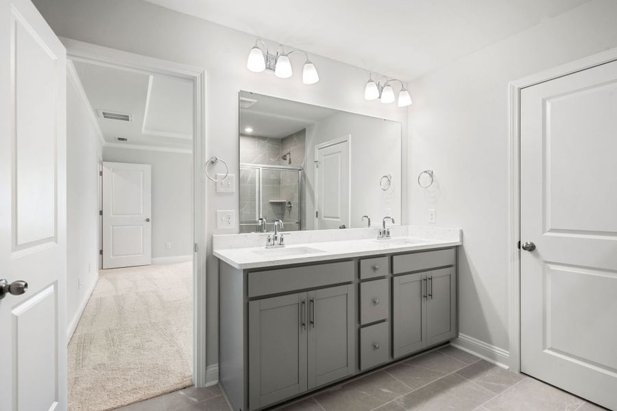 Furnished interior view inside a new home in Waterways, Richmond Hill (Image 9).