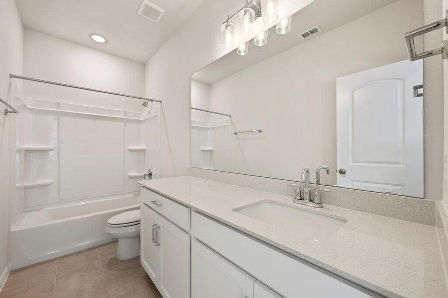 Furnished interior view inside a new home in Patterson Ranch, Georgetown (Image 14).