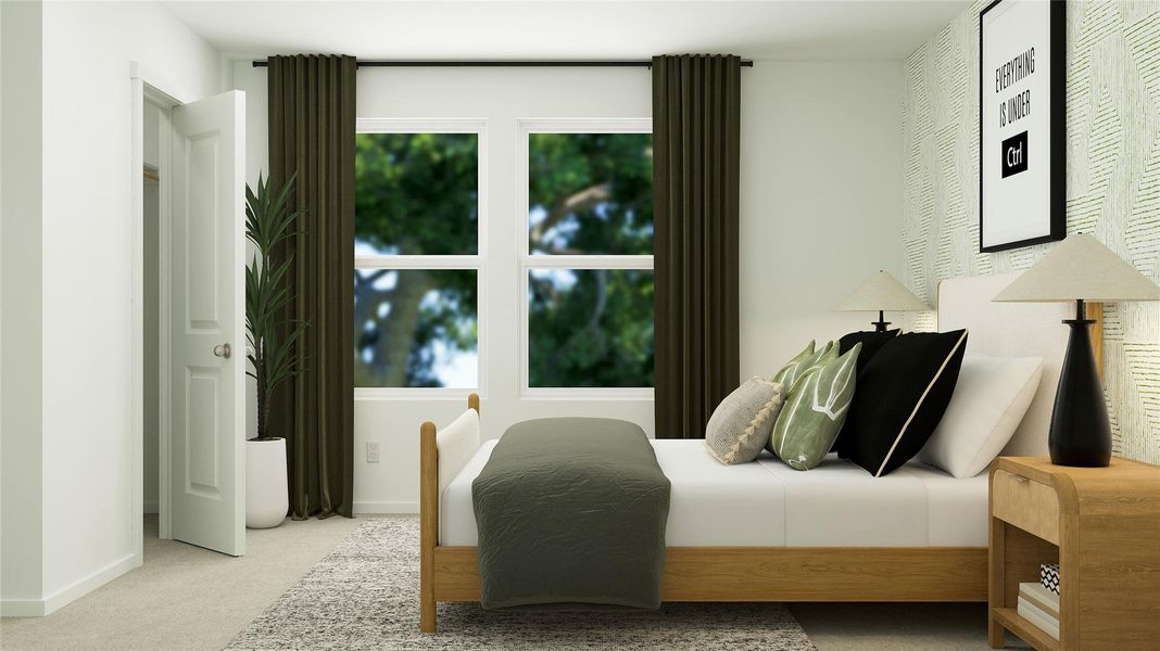 Furnished interior view inside a new home in Synova, Crosby (Image 20).