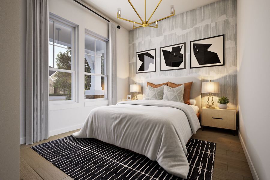 Representative furnished interior of a home built from the The Jasmine by David Weekley Homes in Ridgeline, McKinney (Image 3). Representative furnished interior of a home built from the The Jasmine by David Weekley Homes in Ridgeline, McKinney (Image 3).