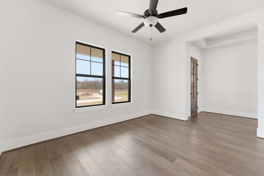 Spacious, unfurnished interior of a new home in The Manors, New Waverly (Image 21). Spacious, unfurnished interior of a new home in The Manors, New Waverly (Image 21).
