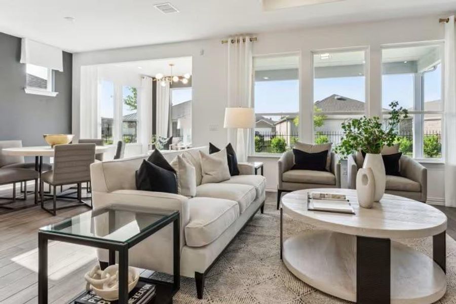 MODEL HOME images may NOT be consistent with the finished product.