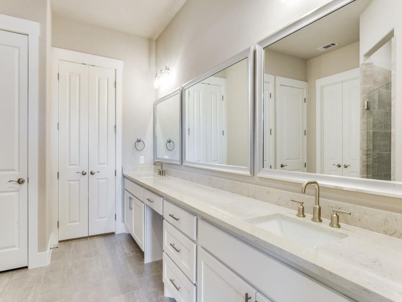 Furnished interior view inside a new home in Ladera at the Reserve, Mansfield (Image 17).