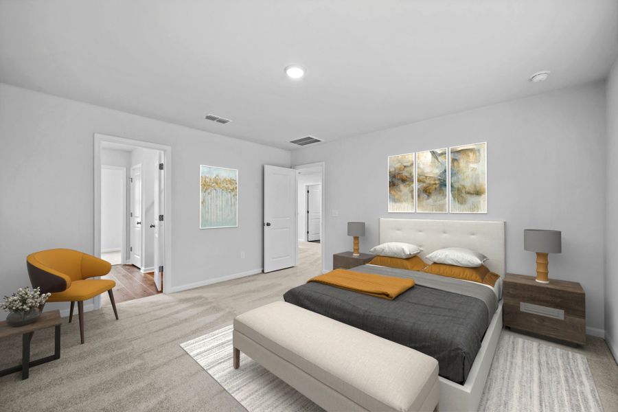 Furnished interior view inside a new home in Grand Arbor, Blythewood (Image 7).