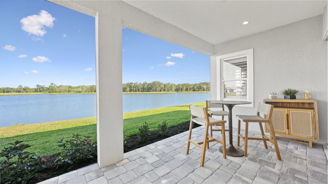 Representative exterior details of a home built from the Sea Mist by Neal Communities in Vistera of Venice, Venice (Image 23).