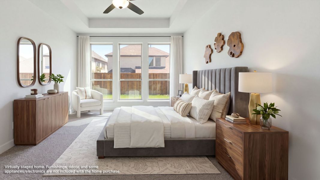 Furnished interior view inside a new home in Eliana, McKinney (Image 10).