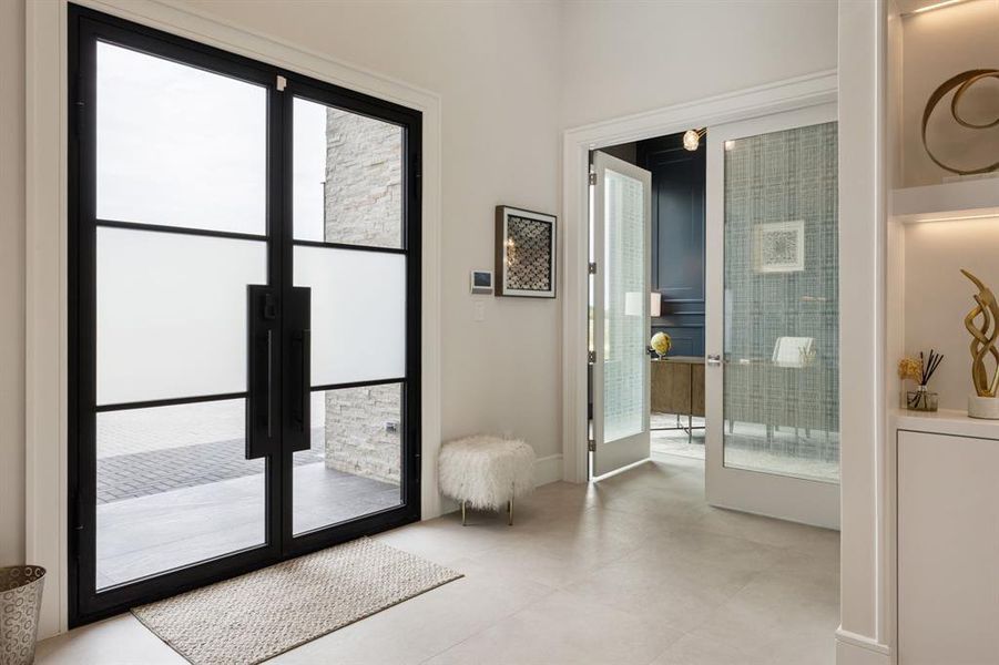 Furnished interior view inside a new home in Avadene at Las Colinas, Irving (Image 12).