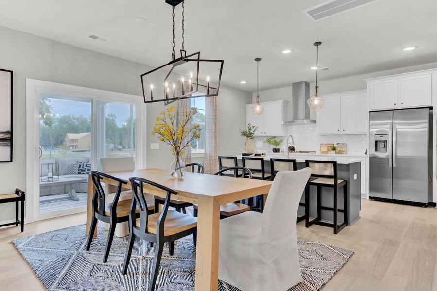 Dining Area and Kitchen