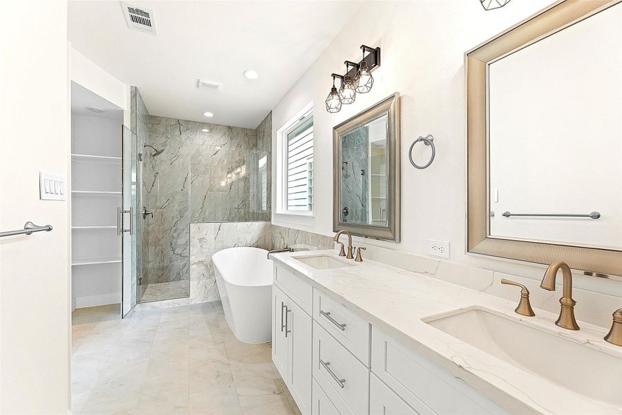 Furnished interior view inside a new home in , Houston (Image 11).