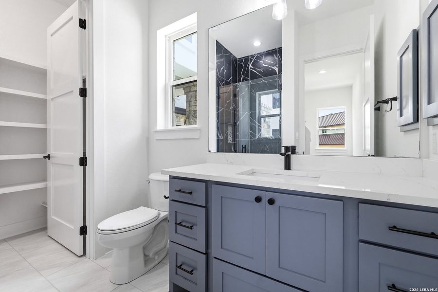 Furnished interior view inside a new home in , New Braunfels (Image 10).